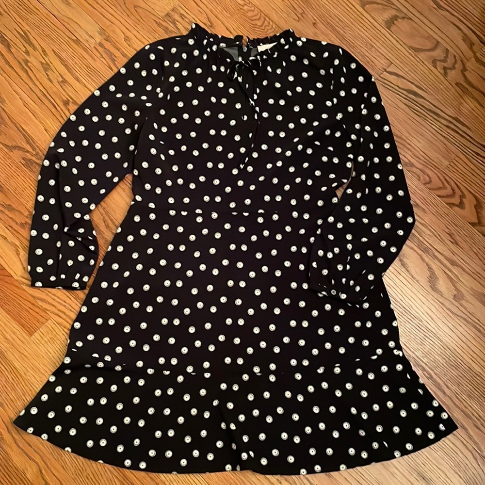 Loft women’s navy printed dress